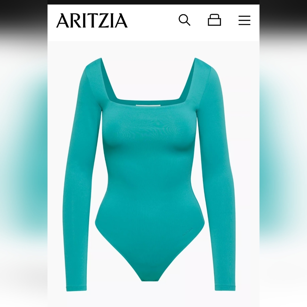 Babaton Contout Square Neck Longsleeve Bodysuit